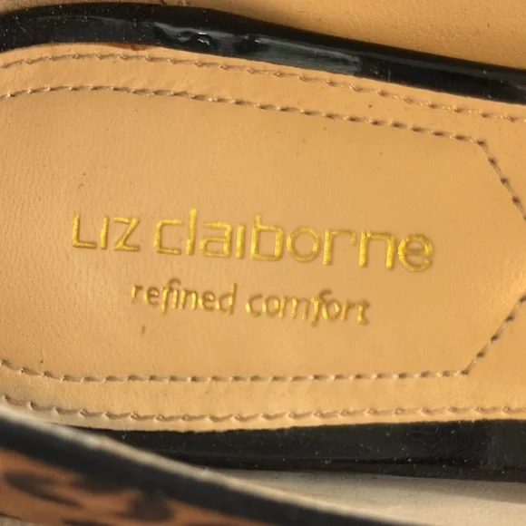 Liz Claiborne woman’s pointed toe slip on pumps 3” heel bow with tassel 6.5w - Picture 9 of 13